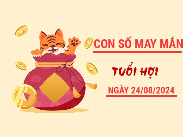 Con số may mắn tuổi Hợi ngày 24/8/2024 thứ 7 hôm nay