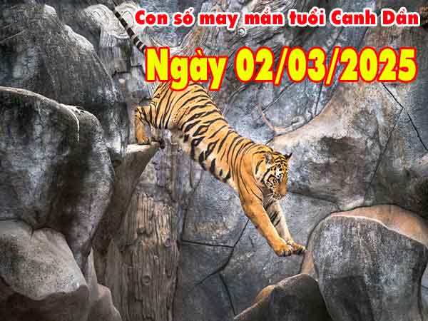 Con số tài lộc tuổi Canh Dần ngày 2/3/2025 chủ nhật hôm nay