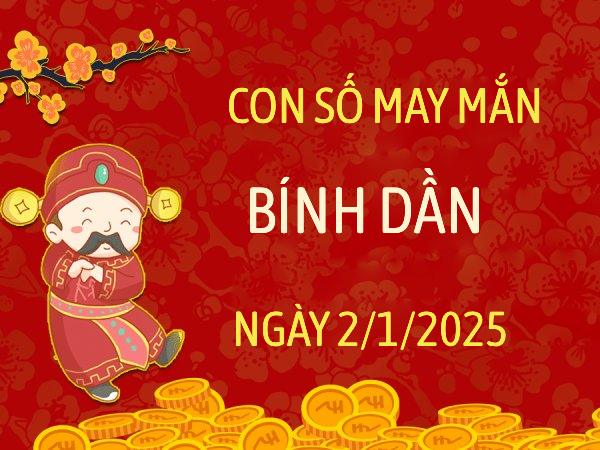 Con số may mắn mang lộc cho tuổi Bính Dần ngày 2/1/2026