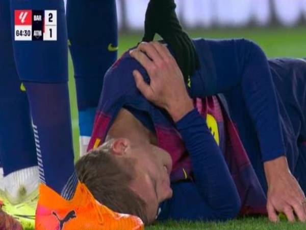 Tin Barcelona: Dani Olmo chấn thương vai sau trận thắng Atletico