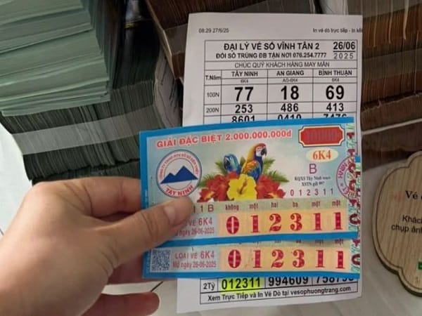 Vé số an ủi được bao nhiêu tiền?