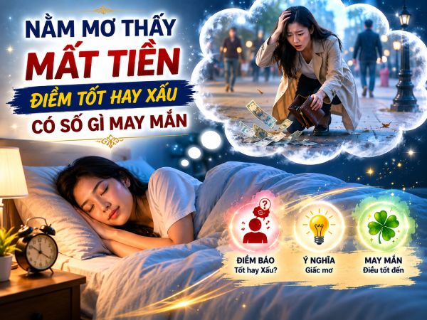 Nằm mơ thấy mất tiền điềm tốt hay xấu có số gì may mắn