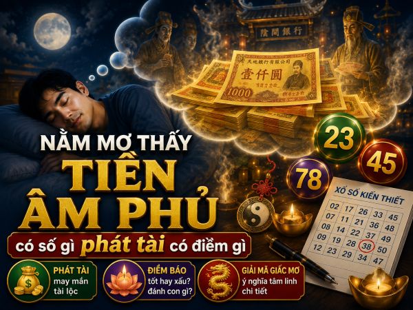 Nằm mơ thấy tiền âm phủ có số gì phát tài có điềm gì